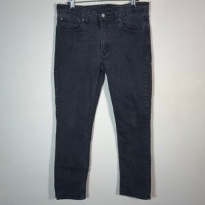 Levi's 511 Slim Fit Jeans Mens W34 L30 Black Denim Pants